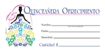 QuinceaÃ±era Offering Envelope - Spanish