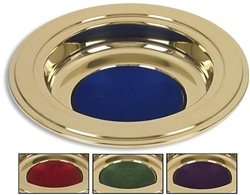 Brass Tone Offering Plates - Available in 4 Colors - Free Shipping