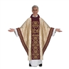 Gold Cross Jacquard Embroidered Chasuble