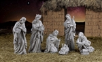 24" Tall Nativity Set Painted - Free Shipping