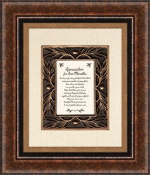 Appreciation for our Minister frame Wall Art Christian Verses - 16 x 19