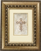 Gold Cross Shimmering Faith Crosses frame Tabletop Christian Verses - 8x 10