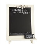 Bless This Home Joshua 24:15 frame Tabletop or Wall Décor Christian Verses - 12 x 18