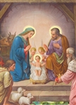2019 Christmas Spiritual Bouquet Card - For Unto Us A Child Is Born