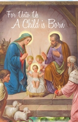 2019 Christmas Folder - For Unto Us A Child Is Born
