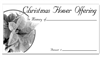 Christmas Flower offering Envelope
