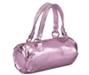 Coloriffics Pink Metallic Barrel Handbag