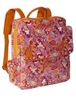 Kara B Metro Laptop Backpack Orange Paisley