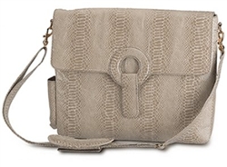 Kara B Cream Delancey Brief Bag Laptop Bag