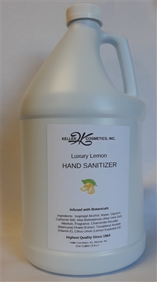 Hand Sanitizer Lemon Luxury - Gallon Size