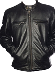 leather scooter jacket