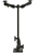 Universal Drill Down Pivot Base with 24 Inch Post and Two Double Ball Socket Arms for Electronic Devices