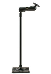Universal Drill Down FIXED Base with 18 Inch Post and Double Ball Socket Arm for Electronic Devices