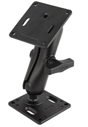 Standard Sized Length Arm and Two 3.68 Inch Square VESA 75mm Compatible Plates (RAM-2461U)