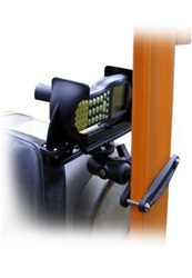 2 Inch Square Rail Clamp with Quick Draw Scanner Gun