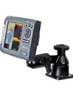 Universal Horizontal Mount with Straight Swing Arm and RAM-202U-LO11 Adapter for Selected Lowrance Elite-5 and Mark-5 Series