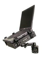 Universal Vertical Laptop Mount with Single Swing Arm