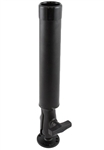 RAM-TUBE Fishing Rod Holder with 2.5 Inch Diameter Round Flat Surface Base