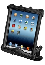 2.5 Inch Dia. Base & Standard Sized Length Arm with RAM-HOL-TAB17U Holder for Apple iPad with LifeProof & Lifedge Cases (Fits Other Tablets Within Range: Height 8.75-10.75", Width to 8.25", Depth to 1.1")