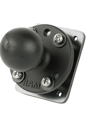 RAM Drill-Down Dashboard C-SIZE 1.5" Ball Base with Backing Plate (2.10" x 2.60") Backer Plate w/ AMPS Hole Pattern