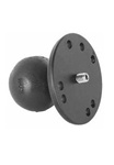 2.5 Inch Diameter Base with 1.5 Inch Rubber Ball and 1/4"-20 Male Aluminum Camera Stud
