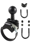 ATV/UTV Strap or Zinc U-Bolt Base (U-Bolt Fits .5 to 1.25" Dia., Strap Base Fits 1.57 to 3.15" Dia.) and 1.5 Inch Ball