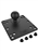 4.75 Inch Square VESA 75/100mm Compatible Plate with 1.5 Inch Dia. Rubber Ball