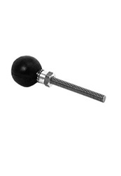 2.5 Inch Long 1/4"-20 Male Threaded Stud with 2.5 Inch Rubber Ball