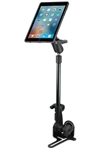 Passenger Side Universal No-Drill RAM POD HD Vehicle Mount with Double Socket Arm and Quick Release for OtterBox uniVERSE Case for iPad