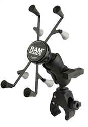 RAM Tough-Claw Small Clamp Base, SHORT Sized Length Arm and RAM-HOL-UN8BCU SMALL Universal Tablet Holder fits MOST 7-8" Screens Tablets (Fits Device Width 2.5" to 5.75")