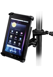 Aviation Yoke "C" Clamp Base (Accommodates 0.625" to 1.25" Rail Diameter) with Std Sized Arm and RAM-HOL-TAB5U Universal Cradle for Tablets WITHOUT Case/Cover/Skin Including: BlackBerry PlayBook, Dell Streak 7, Samsung Galaxy, Barnes & Noble NOOKcolor