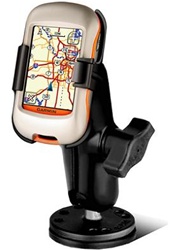 2.5 Inch Dia. Magnetic Base with Standard Arm and 2.5 Inch Dia. Plate with Garmin RAM-HOL-GA36U Holder (Selected Approach & Dakota Series)