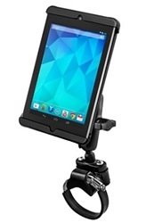 ATV/UTV Strap or U-Bolt Base (U-Bolt Fits .5 to 1.25" Dia., Strap Base Fits 1.57 to 3.15" Dia.), Standard Sized Length Arm & RAM-HOL-TAB18U Holder for Google Nexus 7 with or without THIN Case (Fits Other Tablets Within Range: H=7-8.875", W=4.7", D=.43")