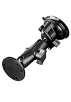Single 3.25" Dia. Suction Cup Base with Twist Lock, Aluminum Standard Length Sized Arm and 2.5" Dia. Plate (Medium Duty)