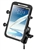 Motorcycle Top Clamp Mount and Standard Sized Length Arm with RAM-HOL-UN10BU  Large X-Grip Phone Holder (Fits Device Width 1.75" to 4.5")