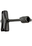 Double Socket Standard (Medium) Length Sized Arm with Retention Knob for 1 Inch Ball (3.69 Inches Overall Length)