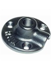 Universal 2.5 Inch Round Plate with .25 Inch NPT Female Thread at 90 Degrees