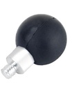 1/4"-20 Male Aluminum Camera Stud with 1 Inch Rubber Ball