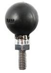 1/4"-20 Threaded 1 Inch Long Bolt with 1 Inch Rubber Ball