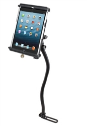 Universal 18" Long Single Leg Mount with 1 Inch Socket and RAM-HOL-TABL12U LOCKING Holder for Apple iPad mini: Fits Devices Within the Following Dimensions: Height 6.55" to 9.8", Max Width 5.68", Depth .125 to 1.0" Max