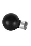 1/4"-20 FEMALE Hole Hex with 1 Inch Ball Base
