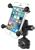 RAM Torque Handlebar/Rail Base (Fits 3/4" to 1" Diameter) with 1" Ball,  SHORT Sized Length Arm & RAM-HOL-UN7BU Universal X Grip Holder for Phones (Fits Device Width 1.875" to 3.25")