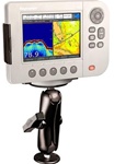 3.68 Inch Dia. Base Plate with Standard Sized Arm and Raymarine Chartplotter Mounting Plate with 2.25" Dia. D Sized Ball