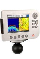 3.68" Diameter Round Plate with D Size 2.25" Ball for the Raymarine A50, A50D, A57D & A70