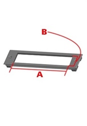 3" Faceplate for Devices with 6.25" Width  x 2.2" Height Opening