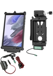 RAM GDS LOCKING Vehicle Dock, IntelliSkin and Type C Charger for Samsung Tab A7 Lite 8.7” (SM-T220 & SM-T225)