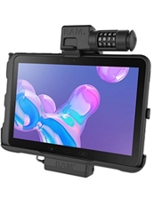 RAM EZ-Roll'r Powered Combo-Locking Cradle for Samsung Tab Active Pro