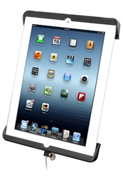 RAM-HOL-TABDL14U RAM Tab Dock-N-Lock Cradle for Apple iPad 4 WITHOUT Case or Cover