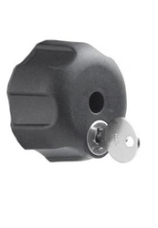 Double Socket Arm Keyed Lock for RAM-201 Series with 1/4"-20 Brass Hole