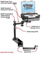 Chevrolet: C/K 2500 and 3500 (2000-2006), Silverado (1999-2006), Suburban and Tahoe (2000-2006), GMC: Sierra and Yukon (2000-2006) Laptop Mount System